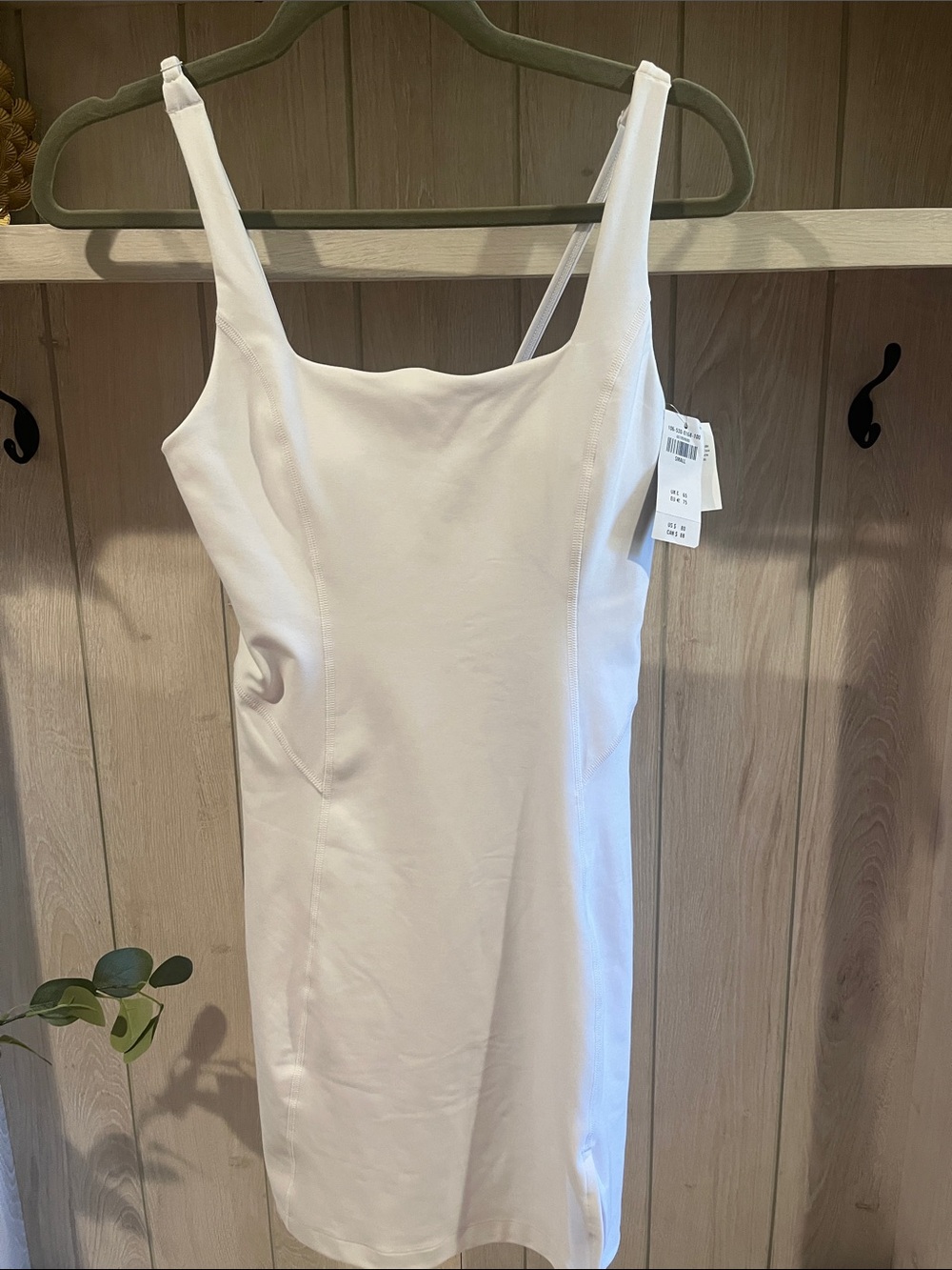 YPB SculptLUX White Active Dress with Shorts